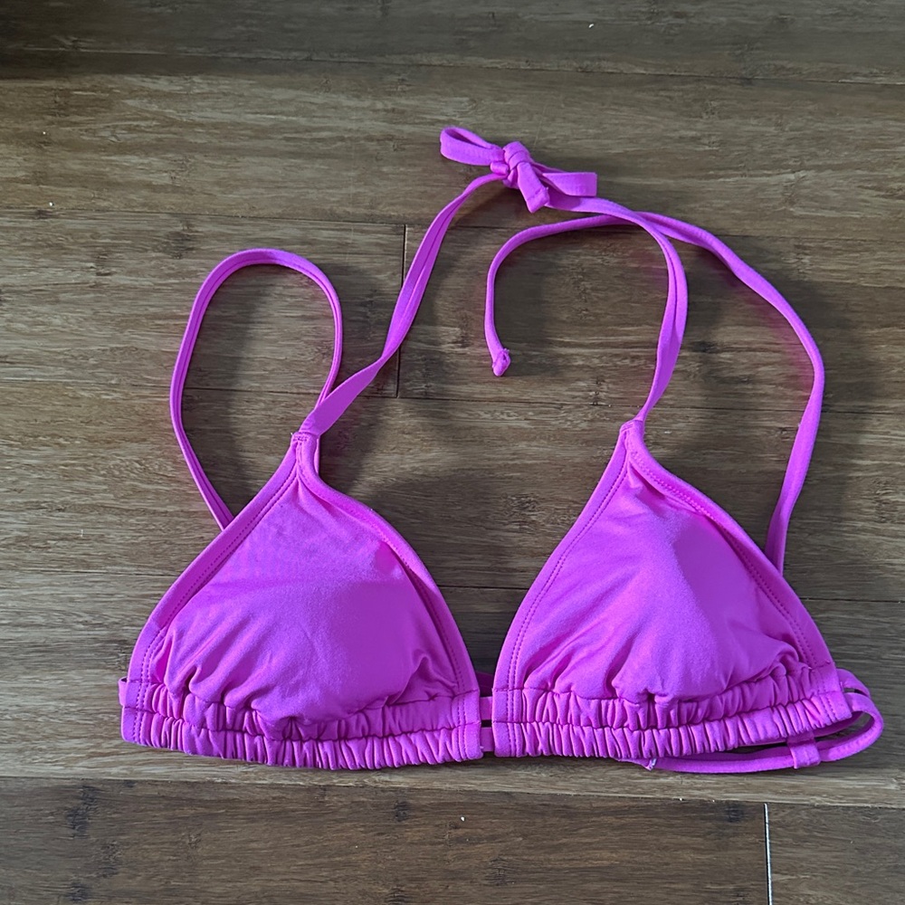 SHEIN Pink Bikini Top